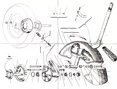 Fork - front wheel