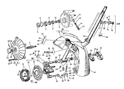 Fork - mudguard