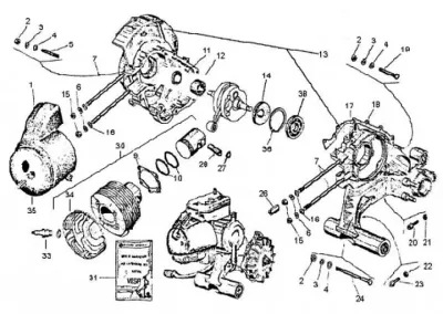 Engine - gasket set engine