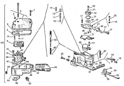 Carburettor - air intake filter
