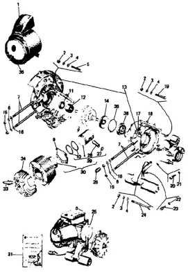 Engine - gasket set engine