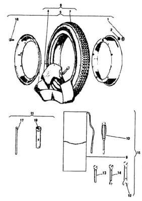 Front/rear wheel