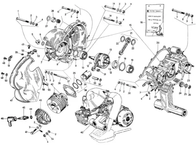 Engine casing - cylinder