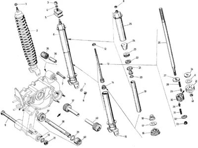 Rear shock absorber