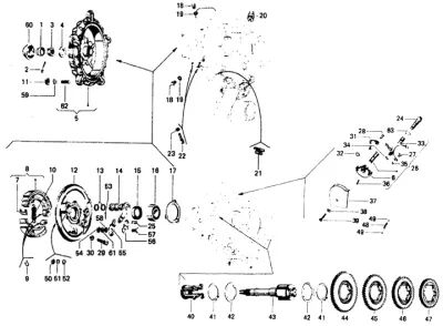 Gear shift + rear brake