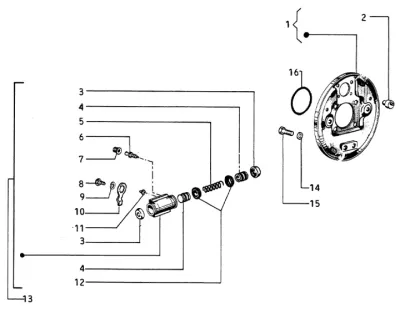 Wheel cylinder