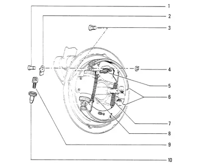 Front brake shoes
