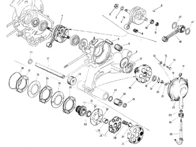 Crankshaft - clutch