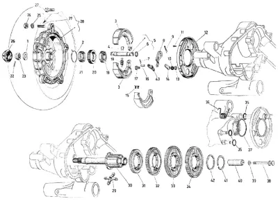 Gearbox - rear wheel