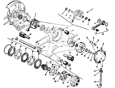 Crankshaft - clutch
