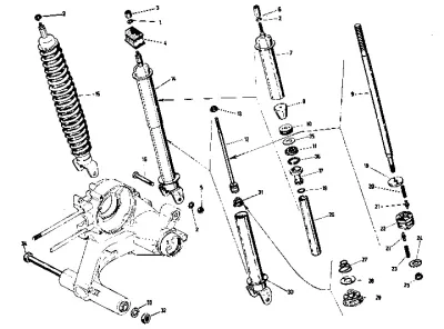Rear shock absorber
