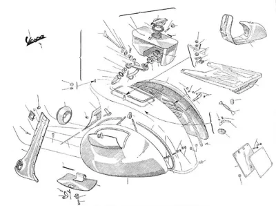 Fuel tank - side panels