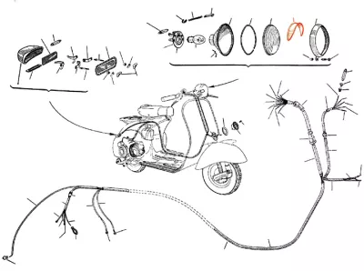 Lighting - wiring loom - horn - lock set