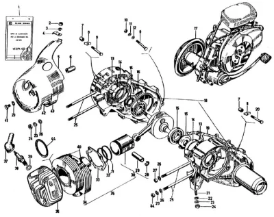 Engine casing - cylinder