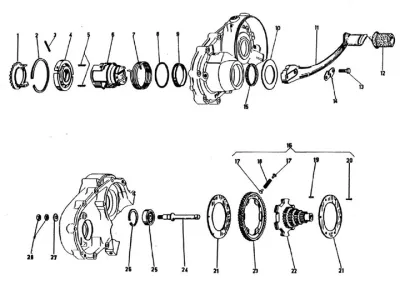 Gearbox - starter