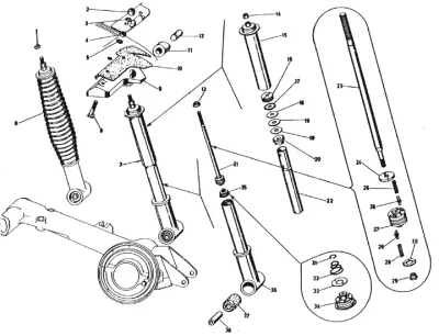 Rear shock absorber