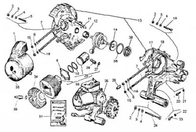 Engine - gasket set engine