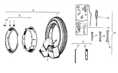 Front/rear wheel