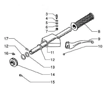 Gear change grip