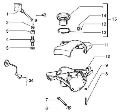 Speedo - handlebar top
