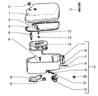Air intake filter