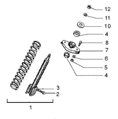 Front shock absorber