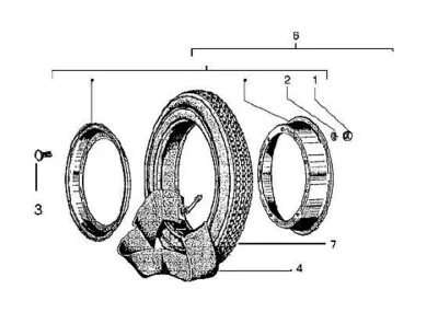 Front/rear wheel