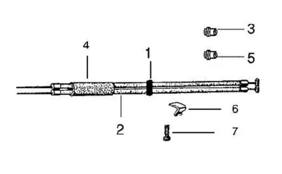 Gear change cable