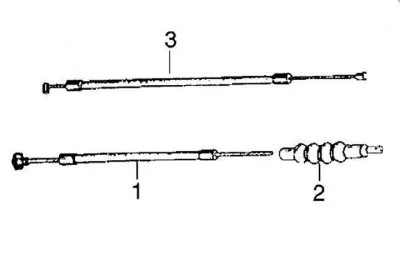 Throttle cable - clutch cable