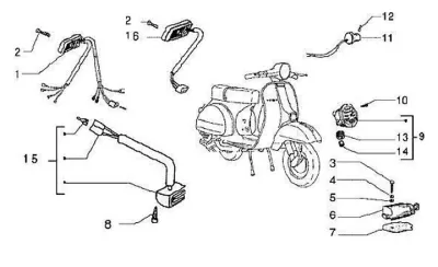 Indicator switch - ignition switch