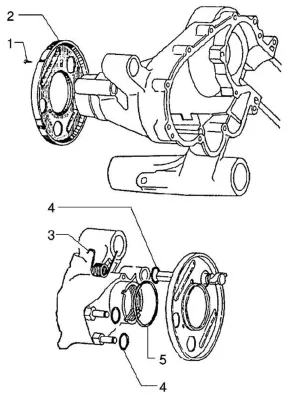 Rear hub dust cover - O-ring