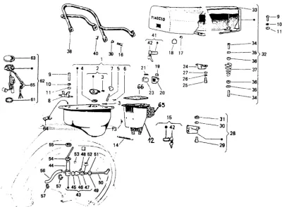 Fuel tank + Seat