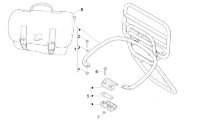 Porte bagages arrière