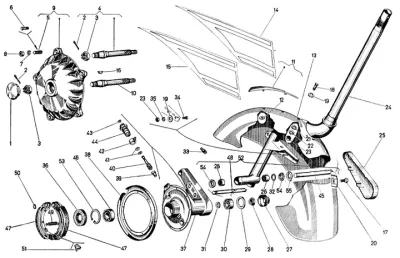 Fork - front wheel