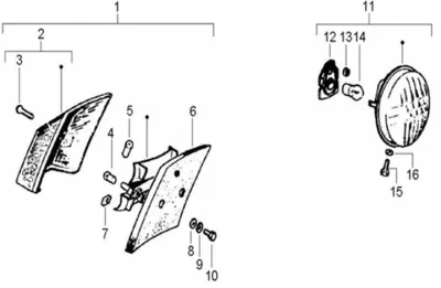 Headlight - tail light
