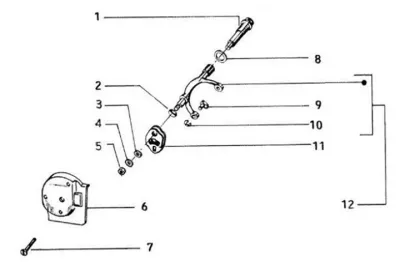 Gear selector fork