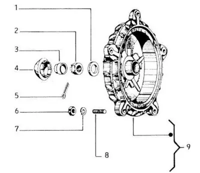 Rear brake hub
