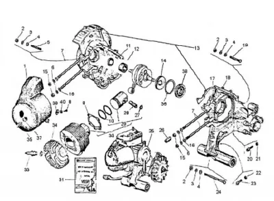 Engine - gasket set engine