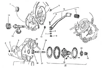 Kickstart lever - countershaft
