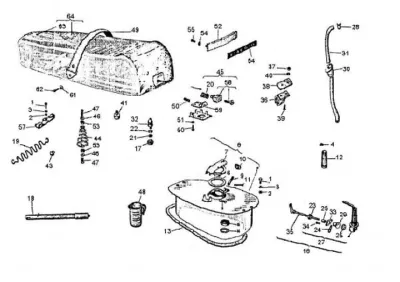 Seat - fuel tank