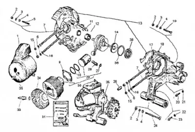 Engine - gasket set engine