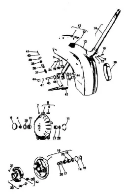 Fork - mudguard