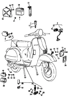 Front indicators - rear indicators