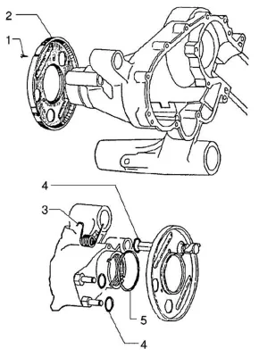 Rear hub dust cover - O-ring