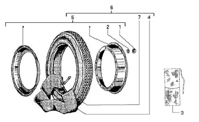 Front/rear wheel