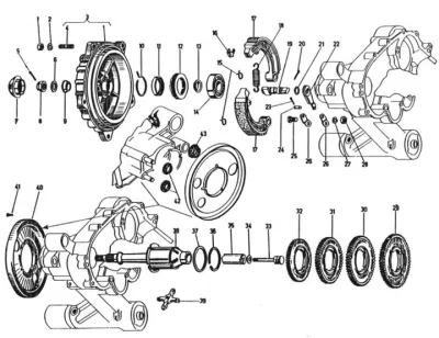 Gearbox - rear wheel