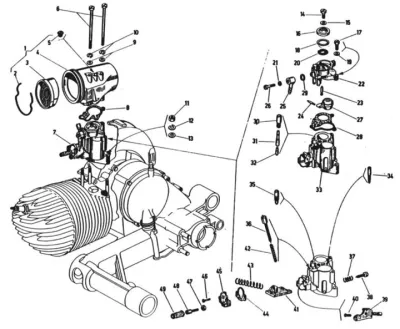 Carburettor - air intake filter