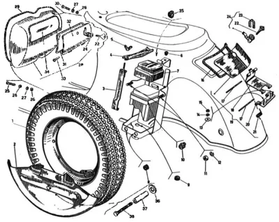 Spare wheel cover