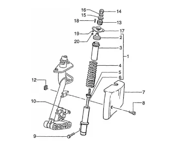 Depan Shock Breaker