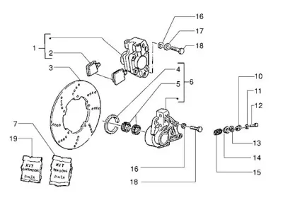 Front brake system